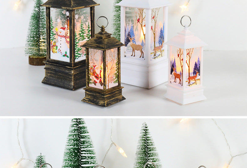 Christmas Wind Lantern Night Light