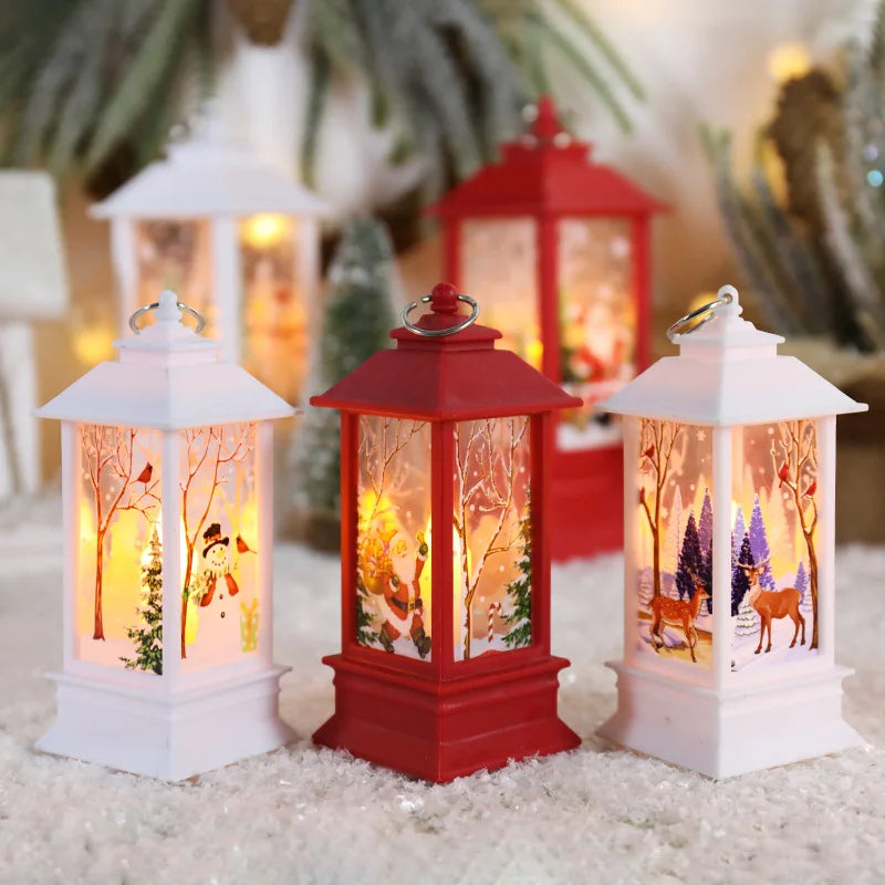 Christmas Wind Lantern Night Light