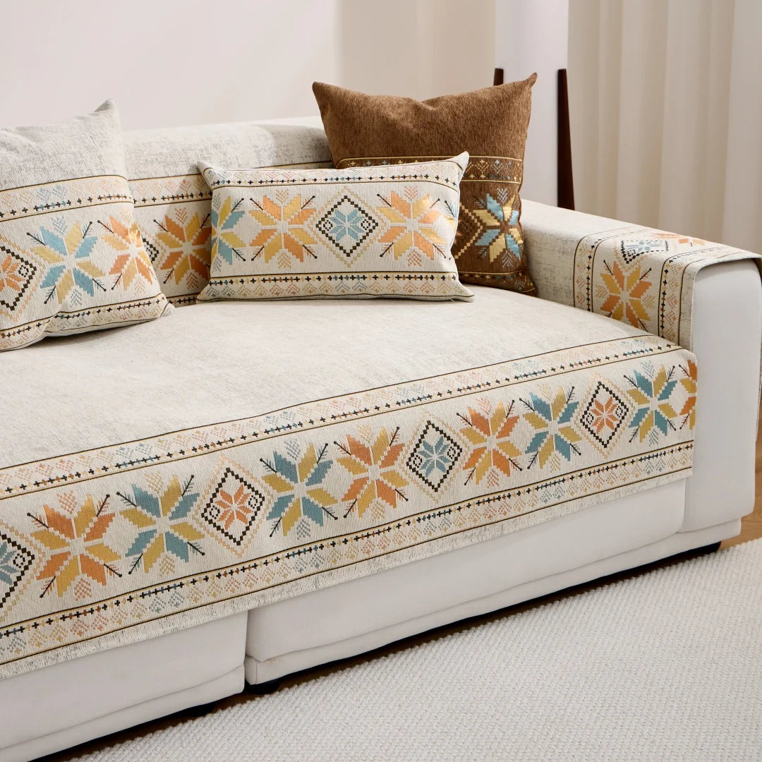 Bohemian Jacquard Sofa Towel
