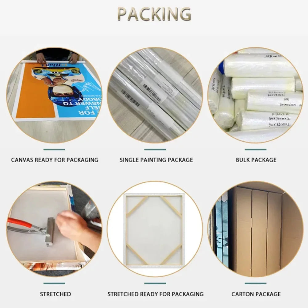 Nordic Beige Peony Canvas Art