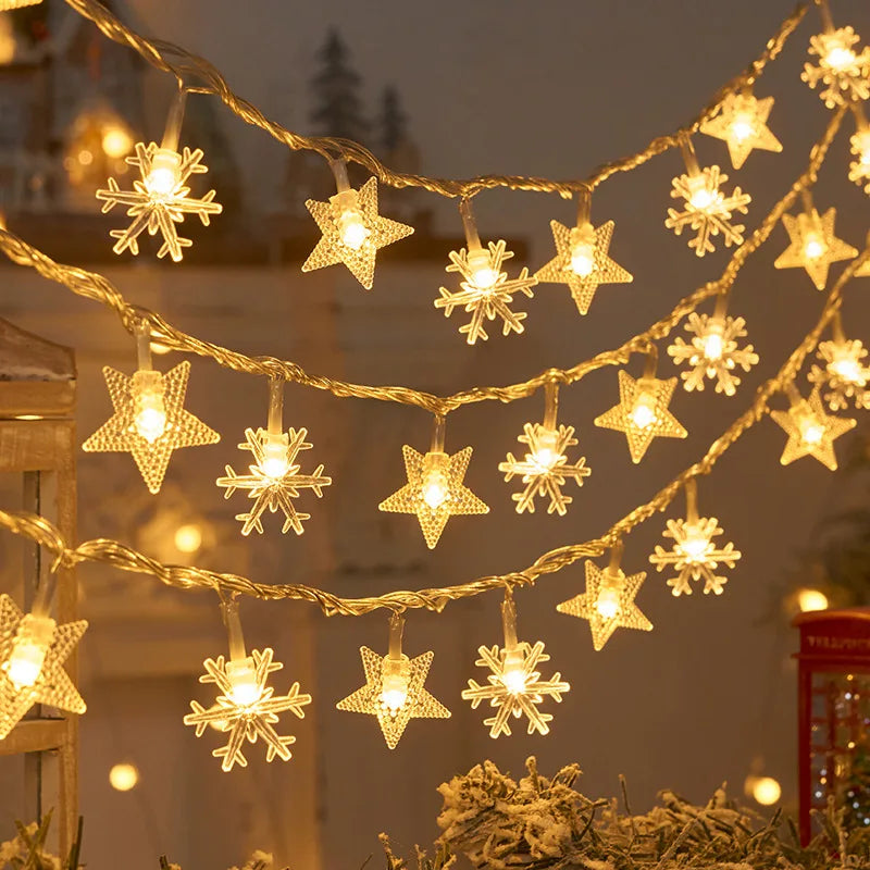 Christmas Snowflake LED Lights