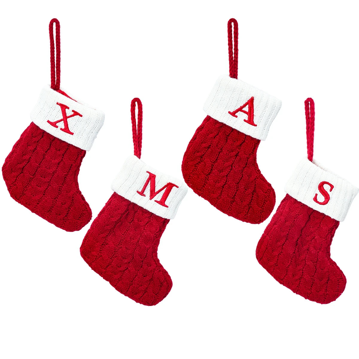 Knitted Christmas Letter Stocking