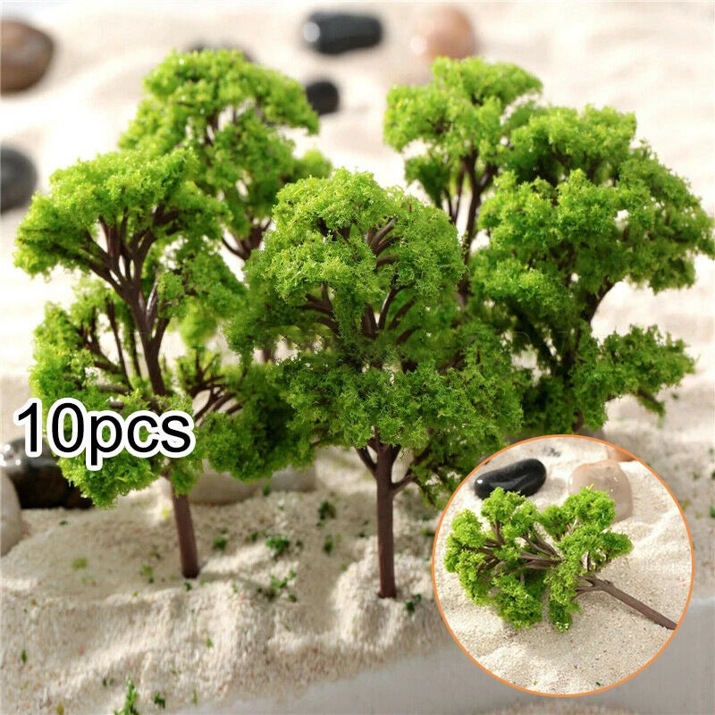 10PCS Mini Model Trees