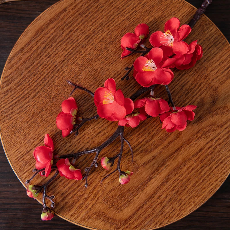 Silk Plum & Peach Branch