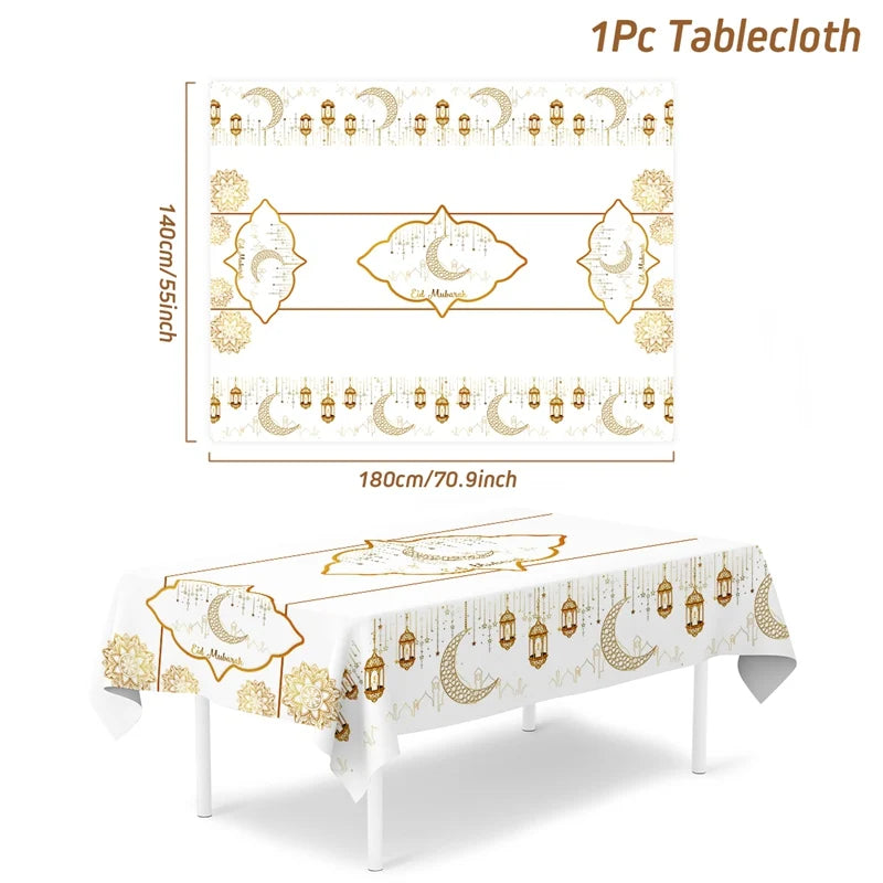 Eid Mubarak Tablecloth