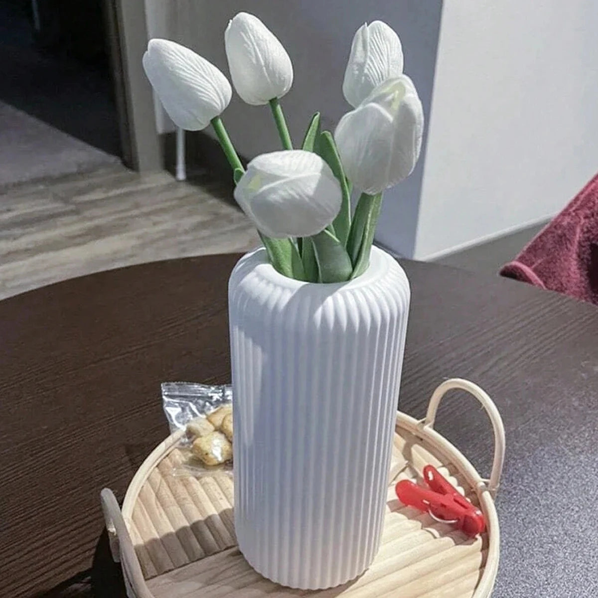 Striped Mini Flower Vase
