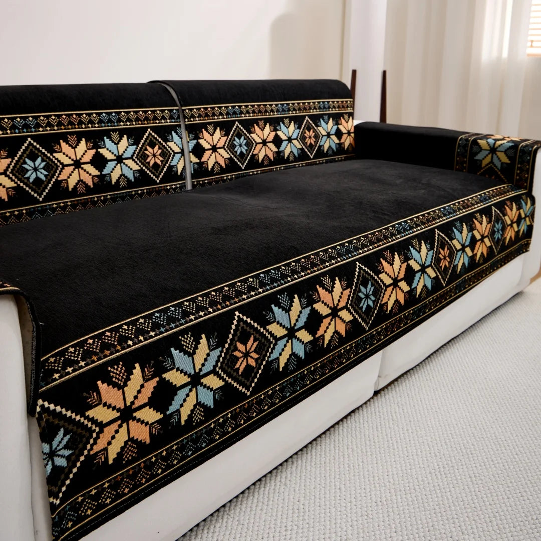 Bohemian Jacquard Sofa Towel