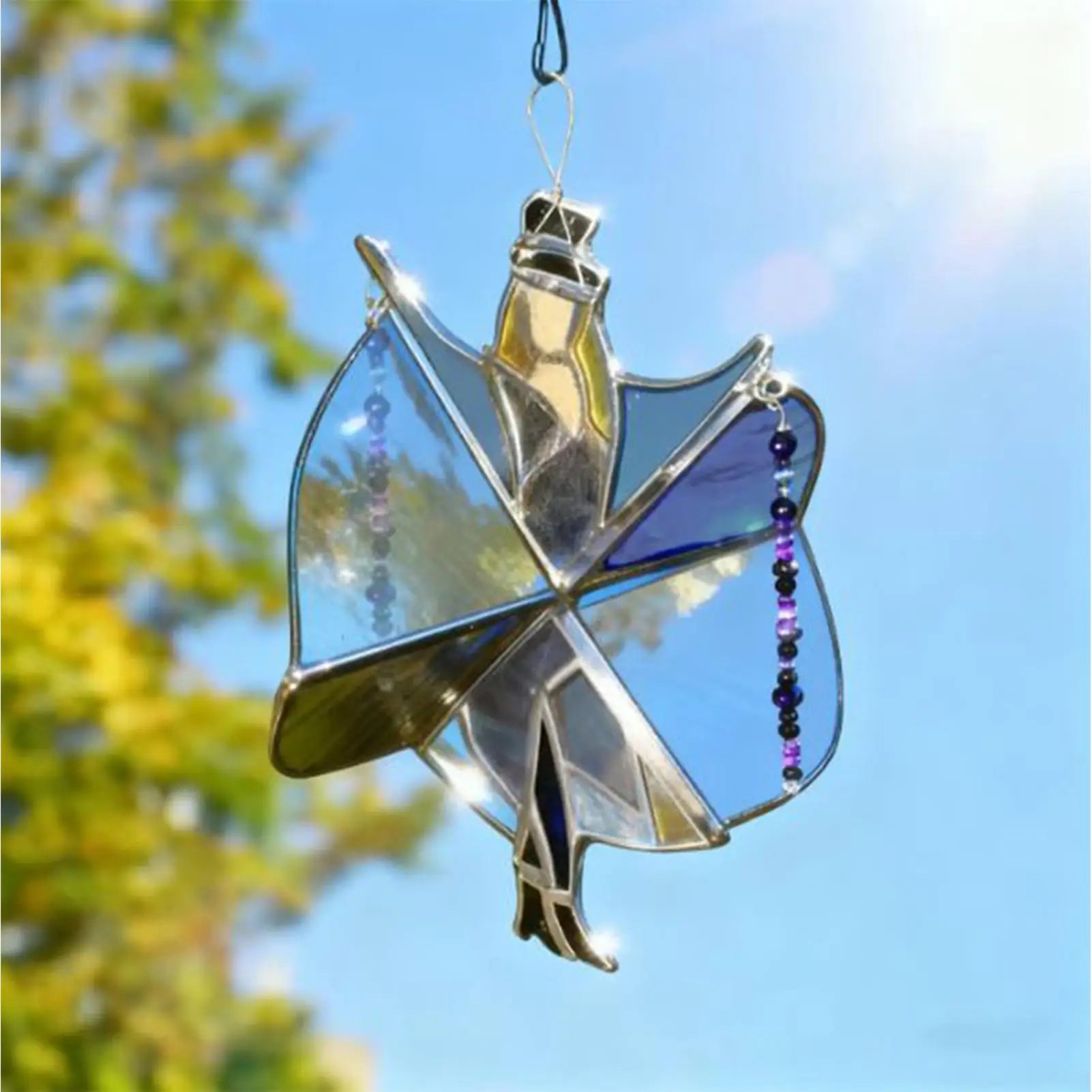 Stained Glass Wind Spinner