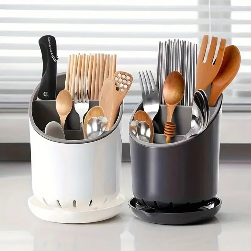 Round Utensil & Chopstick Holder
