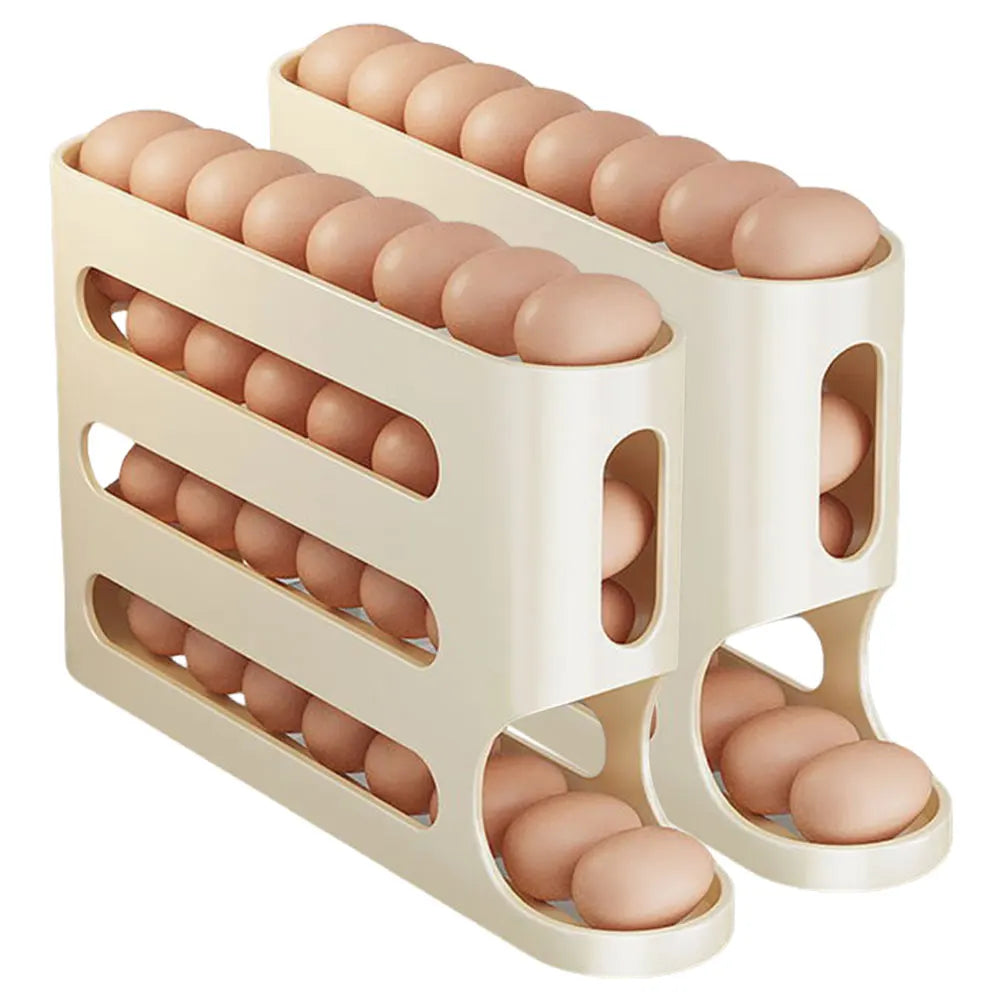 4-Layer Rolling Egg Rack