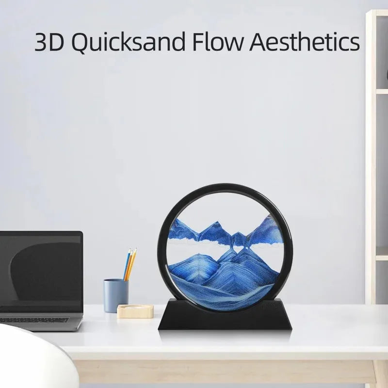 3D Quicksand Hourglass Decor