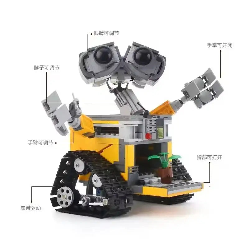 687PCS DIY Wall-E Blocks