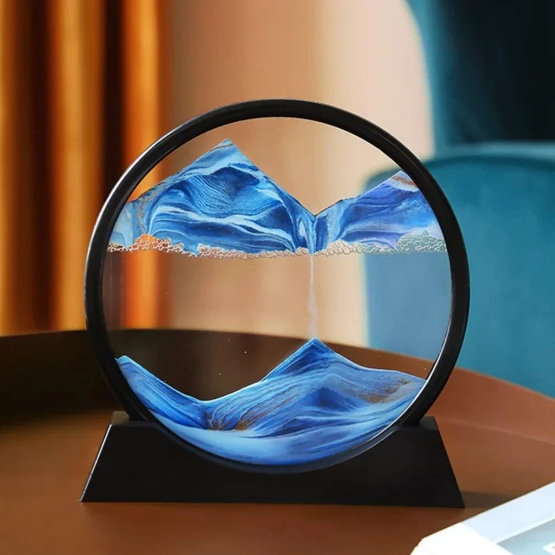 3D Quicksand Hourglass Decor