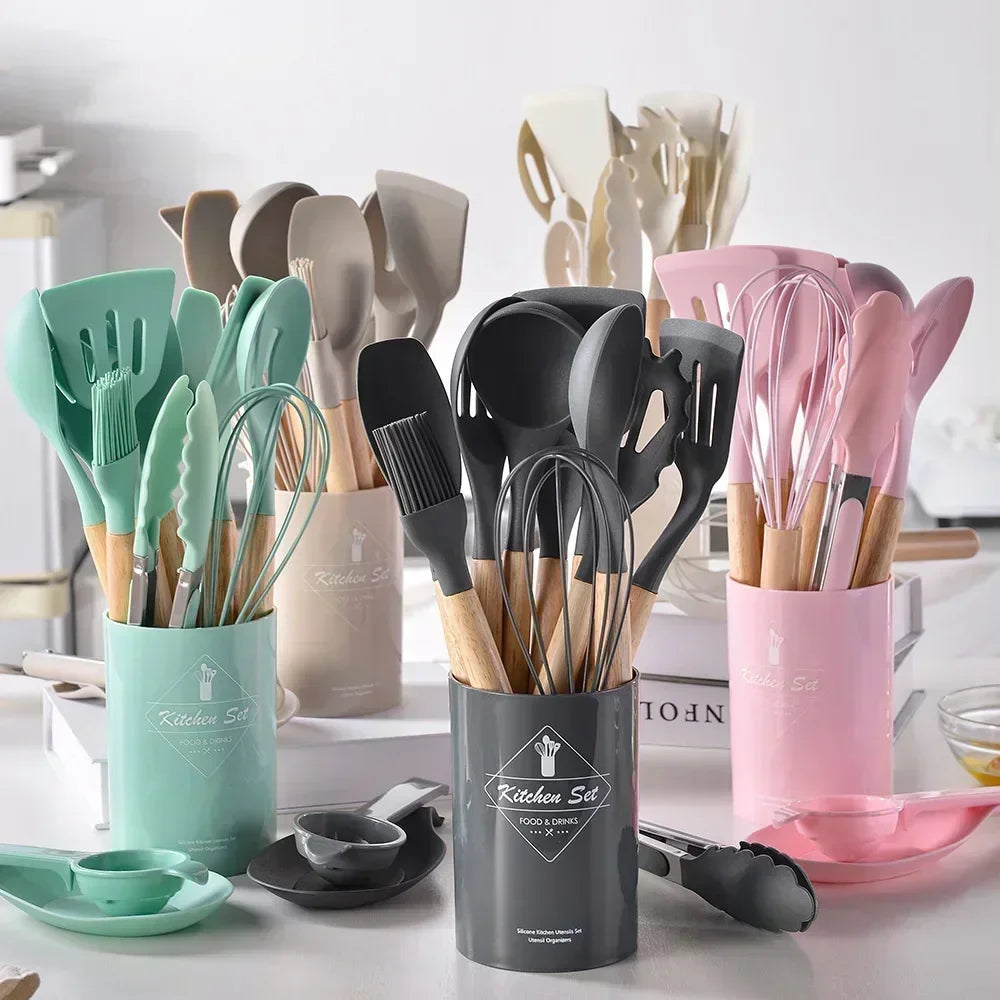 12-Piece Silicone Utensil Set