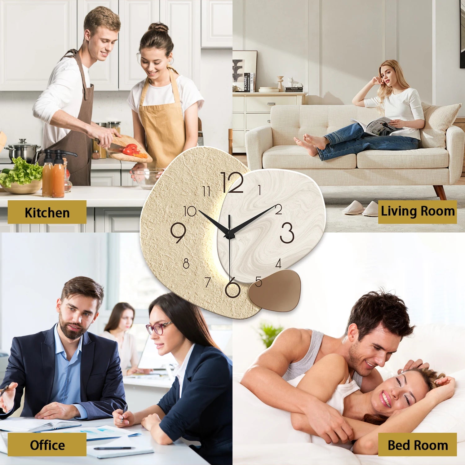 Modern Silent Wall Clock