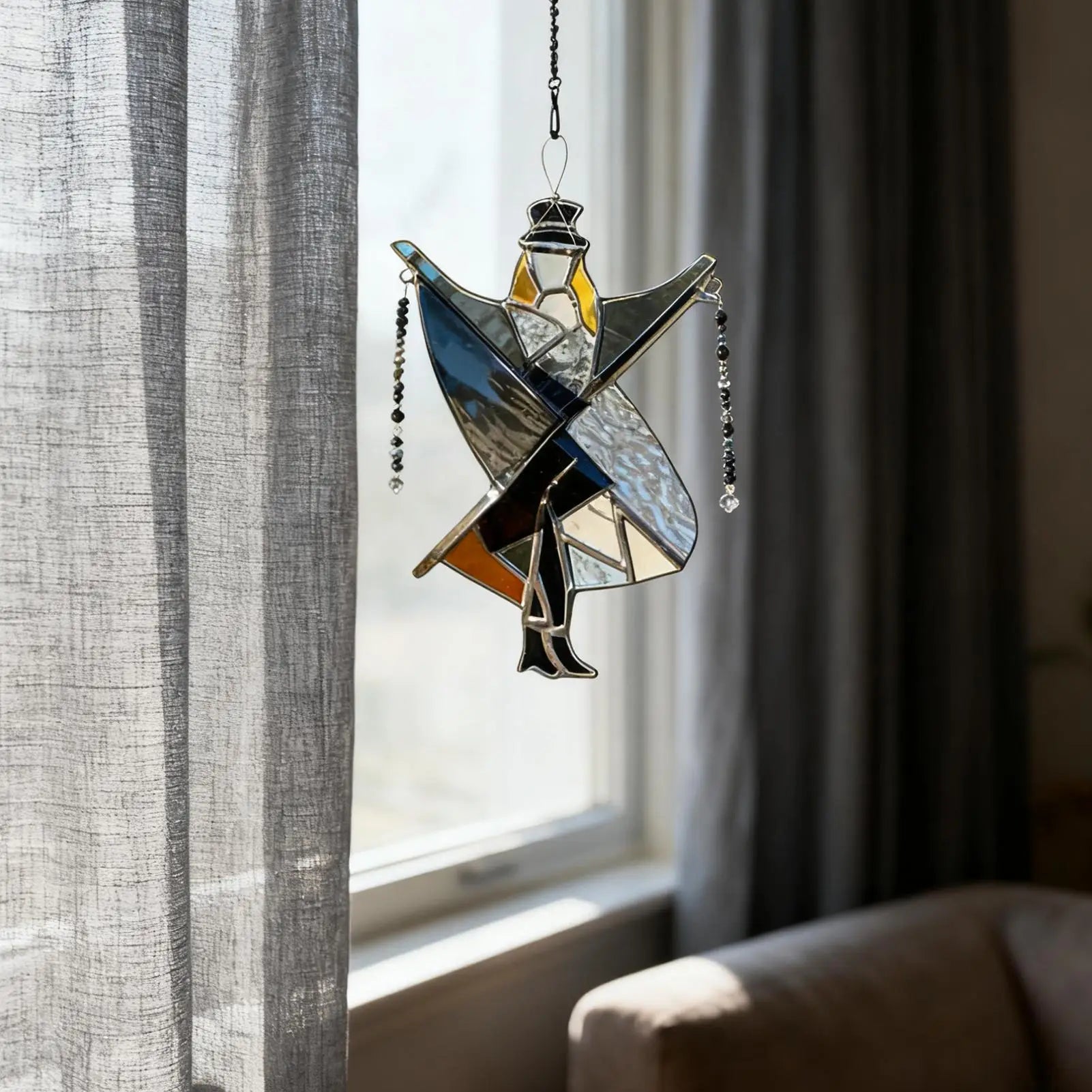 Stained Glass Wind Spinner