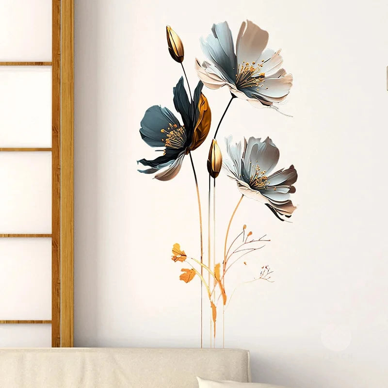 3D Flower Wall Stickers