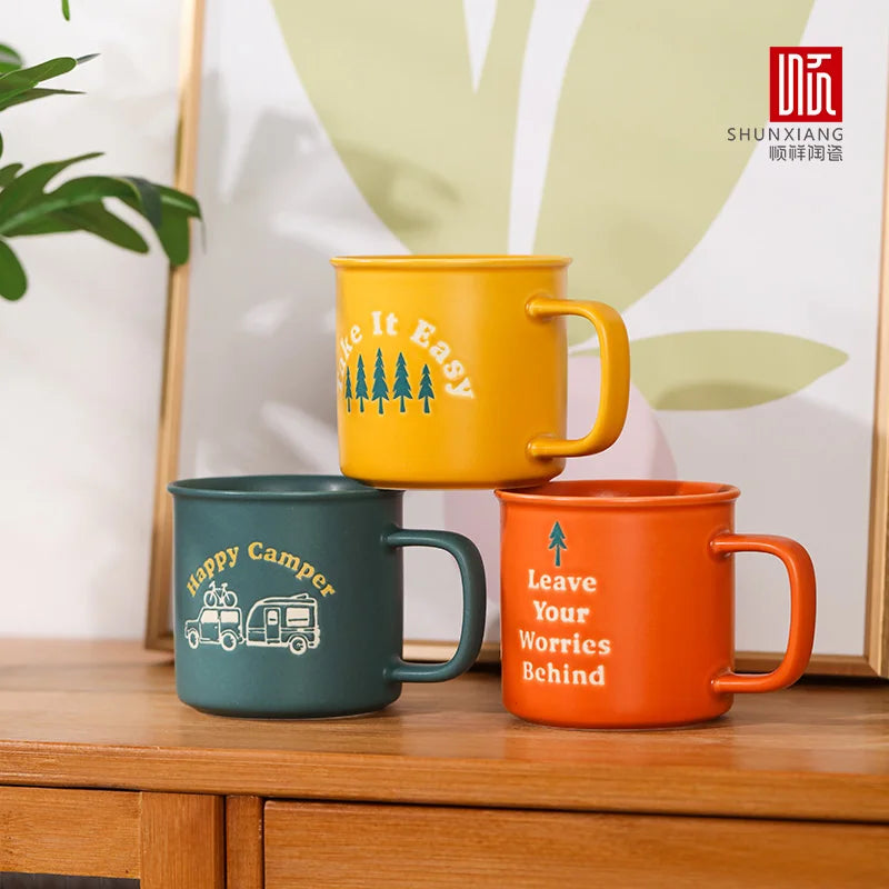 Camping Adventure Ceramic Mug