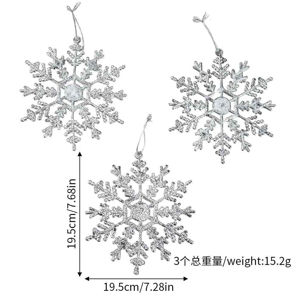 Christmas Snowflake Hanging Ornaments