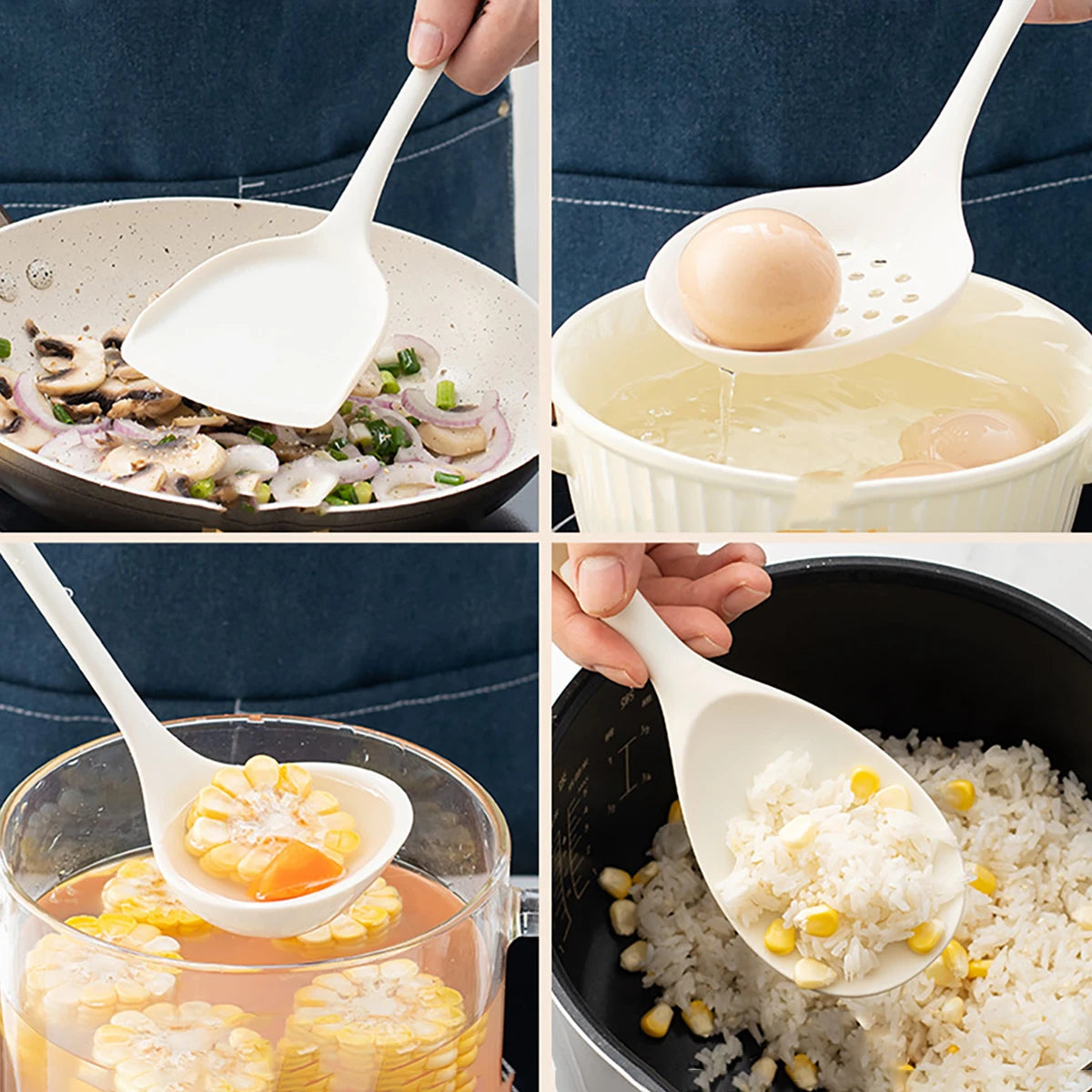 4-Piece Silicone Utensil Set