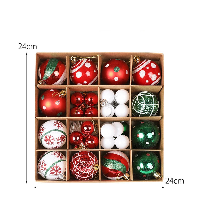 36pcs Christmas Ball Ornaments
