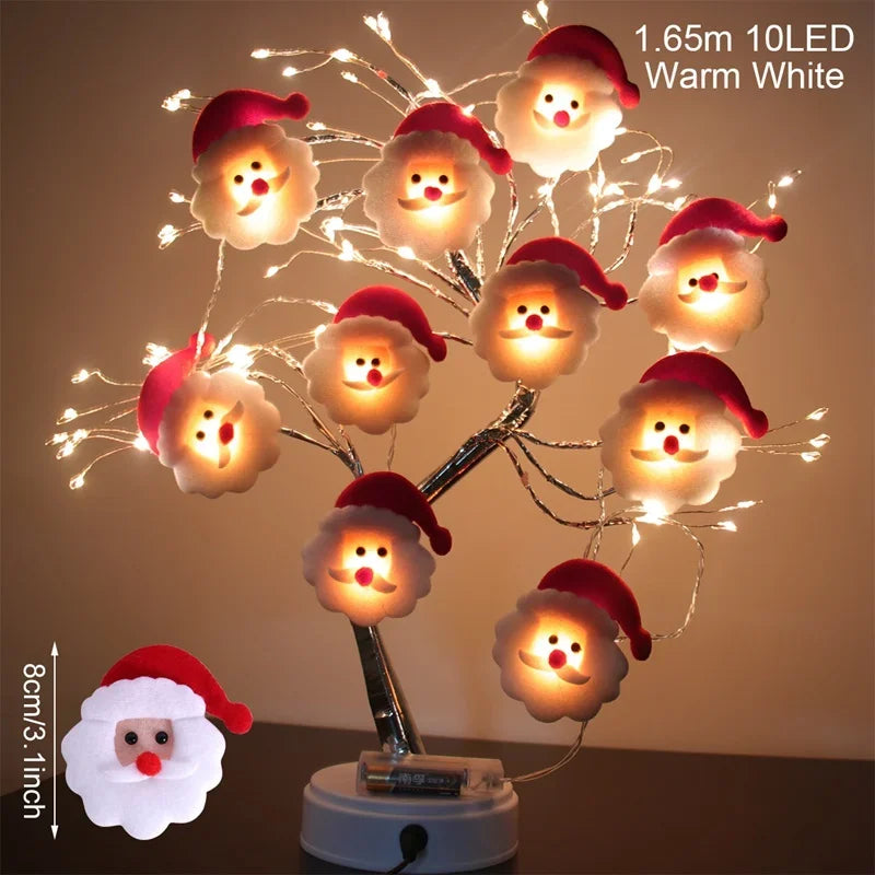 Snowman LED Christmas Garland