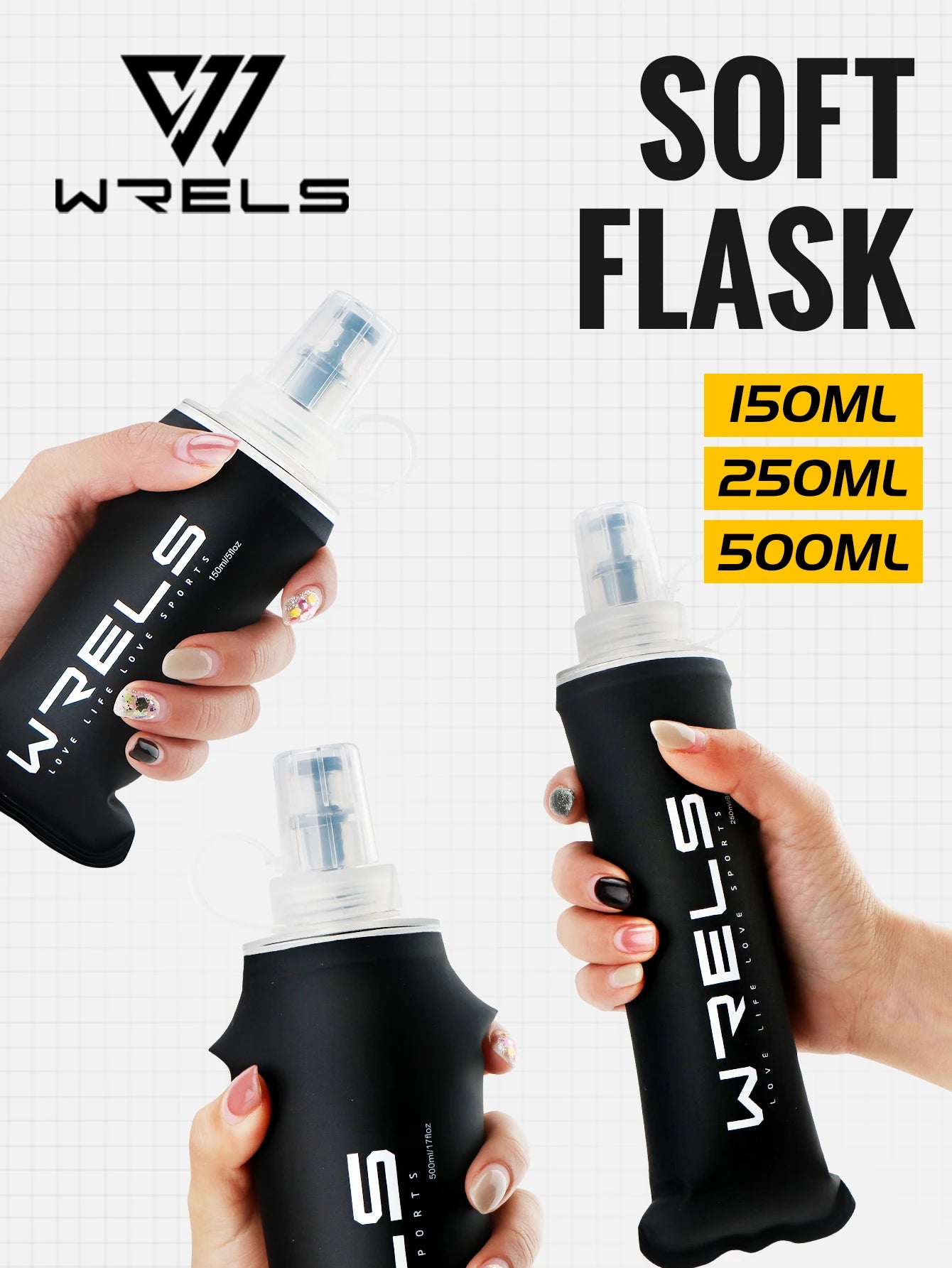 WRELS 500ml Soft Flask
