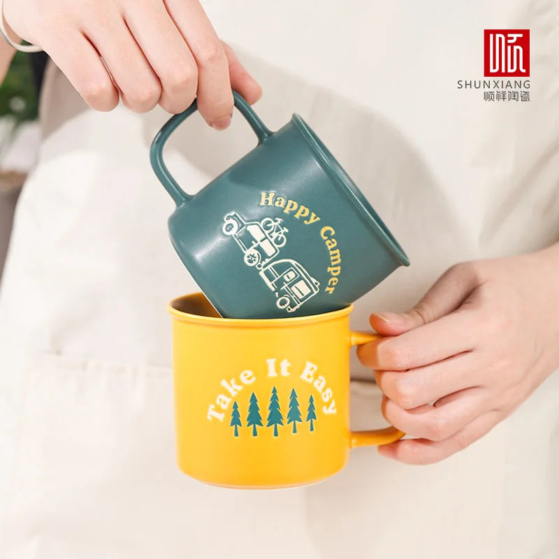 Camping Adventure Ceramic Mug