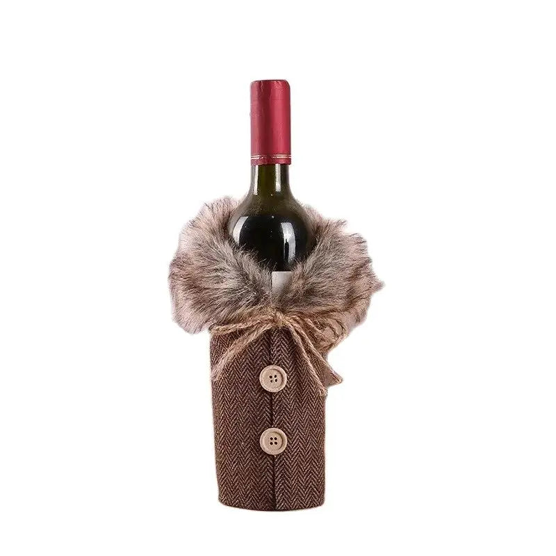 Christmas Wine Bottle Cover