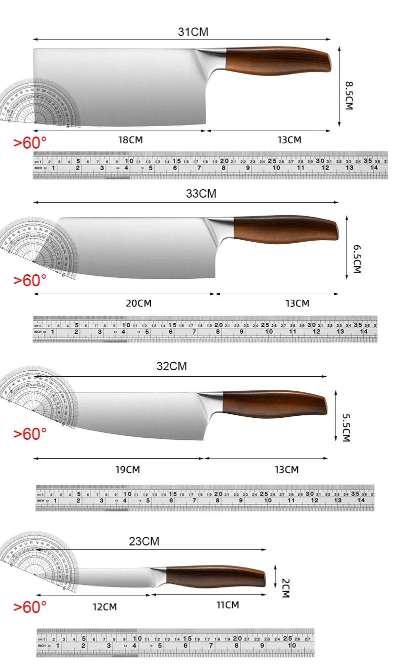 4-Piece Japanese Knife Set