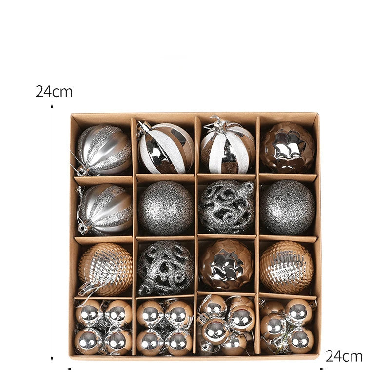 36pcs Christmas Ball Ornaments