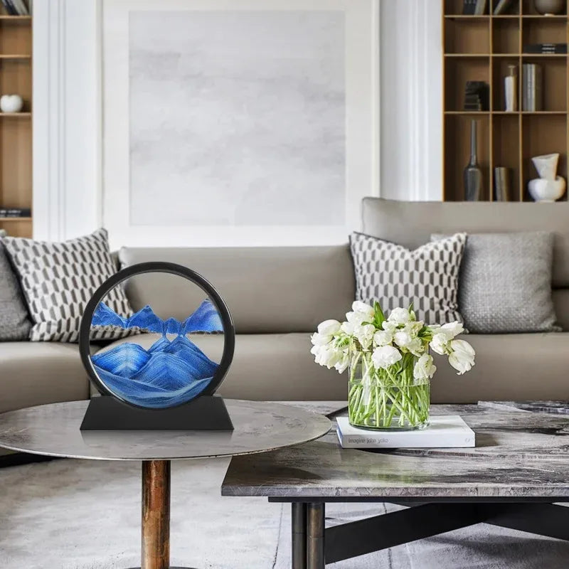 3D Quicksand Hourglass Decor