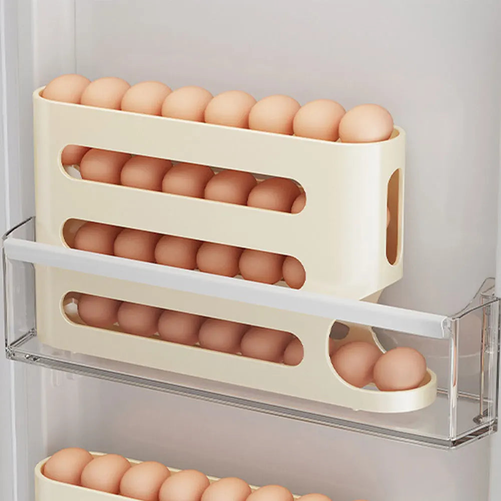 4-Layer Rolling Egg Rack