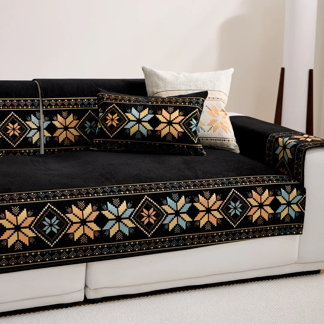 Bohemian Jacquard Sofa Towel