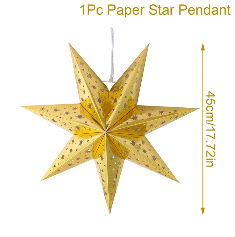 Hollow Star Hanging Pendant