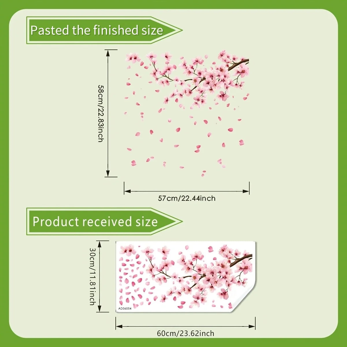 Peach Blossom Wall Sticker