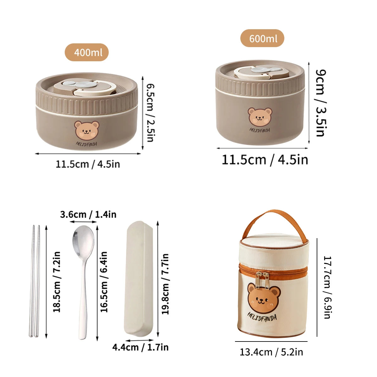 WORTHBUY Insulated Lunch Box