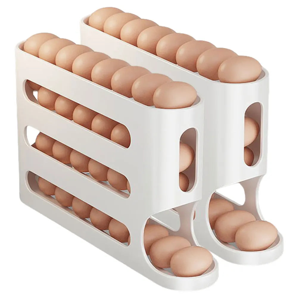 4-Layer Rolling Egg Rack