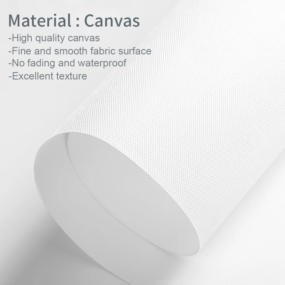 Nordic Beige Peony Canvas Art