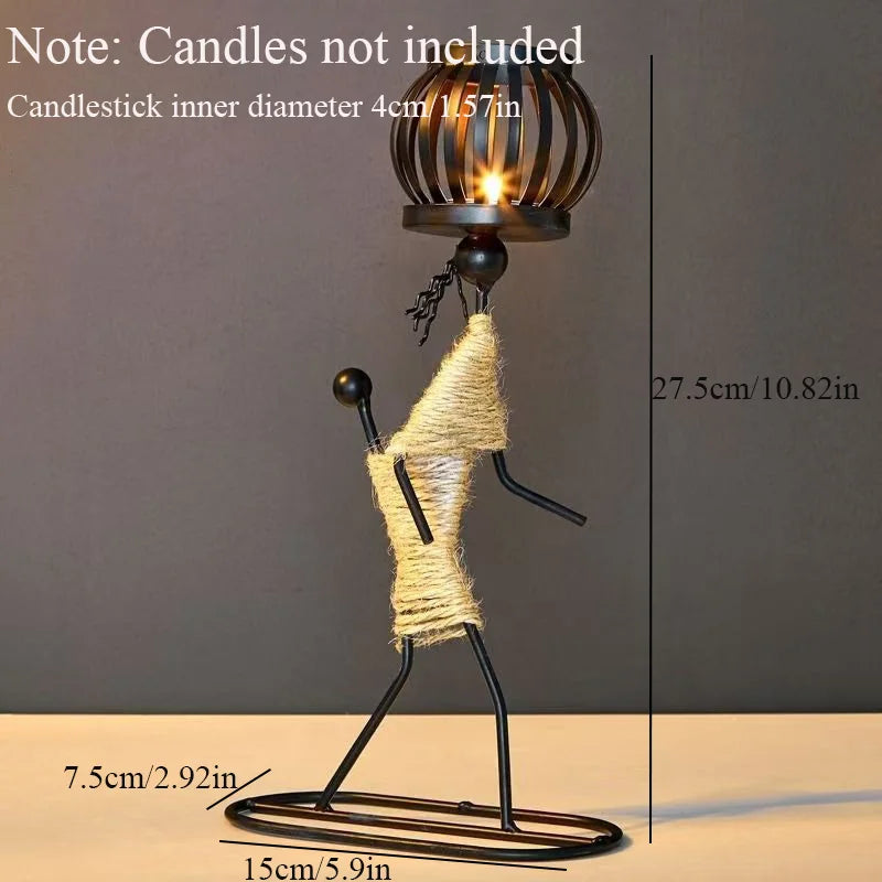 Nordic Metal Candle Holder