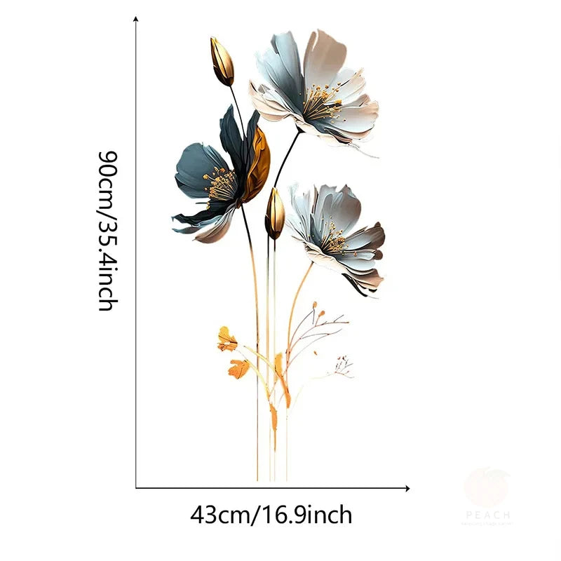 3D Flower Wall Stickers