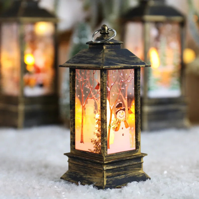 Christmas Wind Lantern Night Light