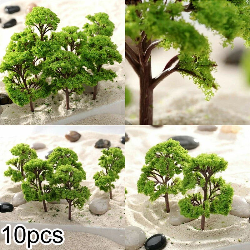 10PCS Mini Model Trees