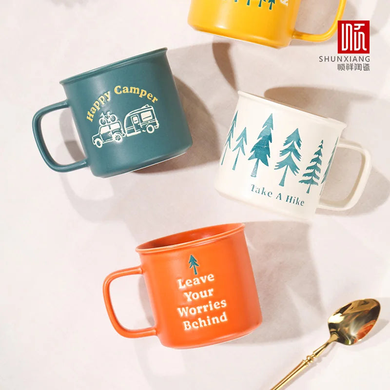 Camping Adventure Ceramic Mug