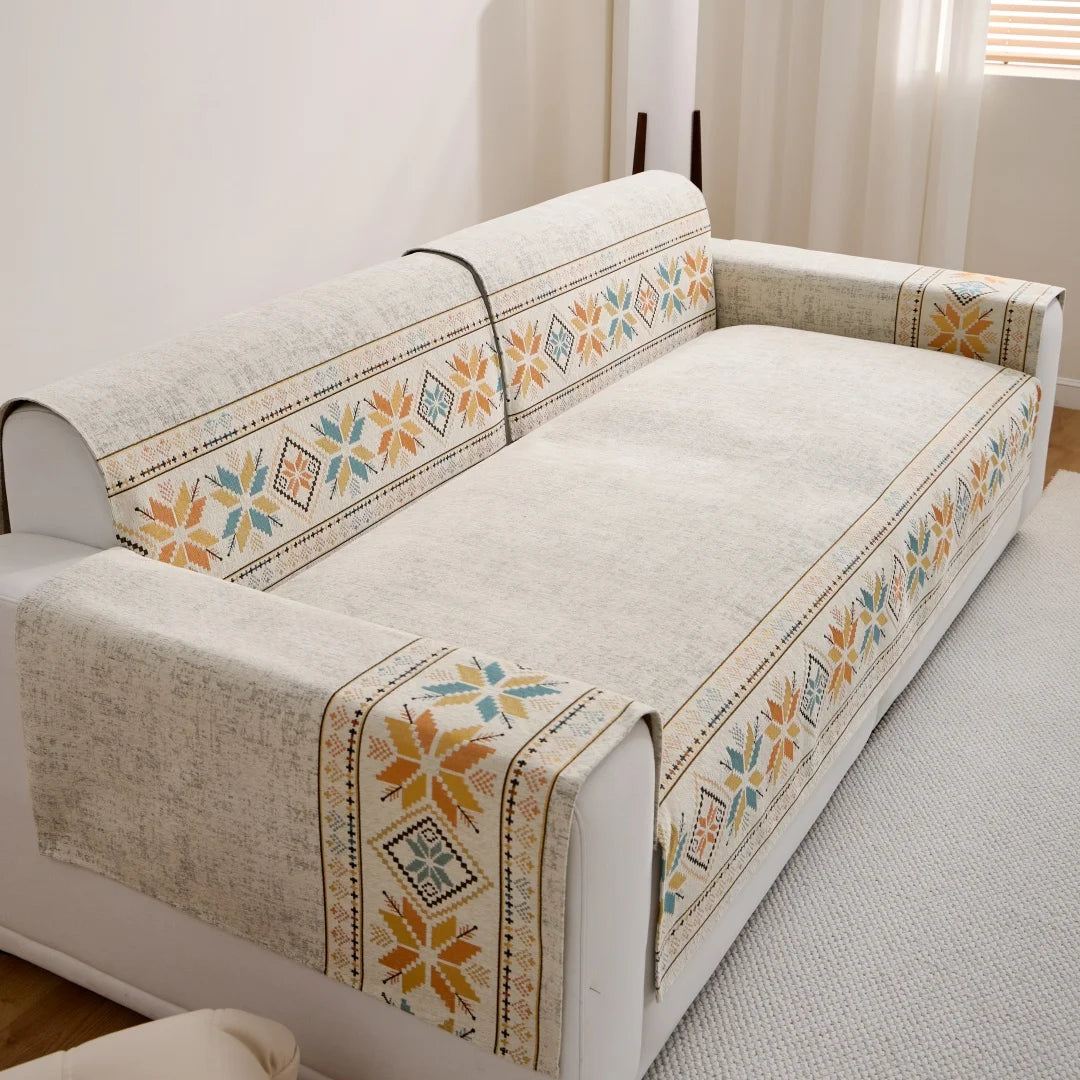Bohemian Jacquard Sofa Towel