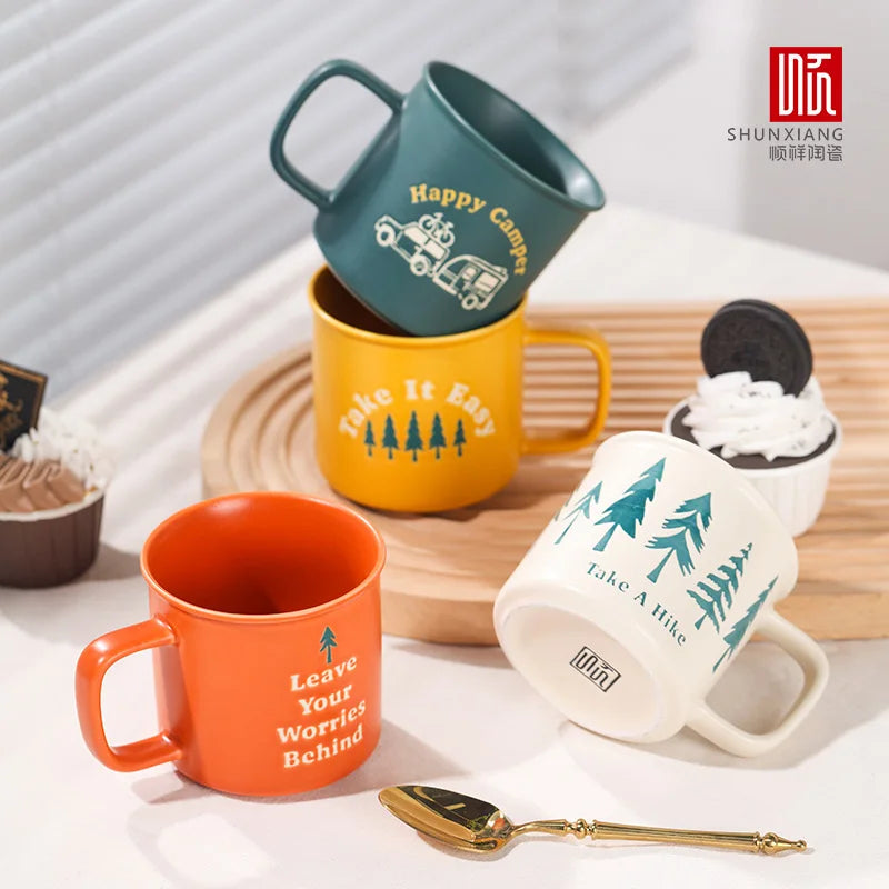Camping Adventure Ceramic Mug