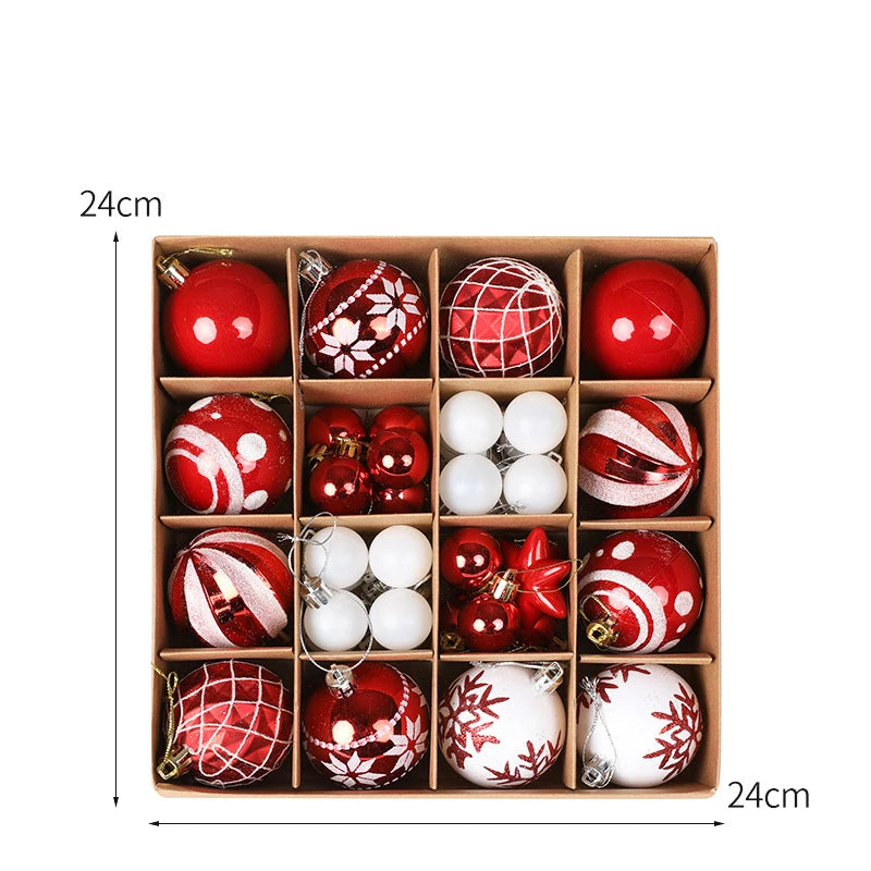 36pcs Christmas Ball Ornaments