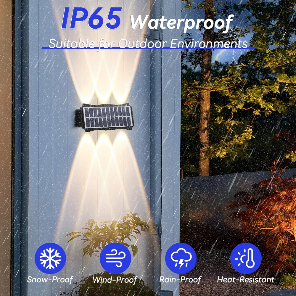 Solar LED Outdoor Wall Light