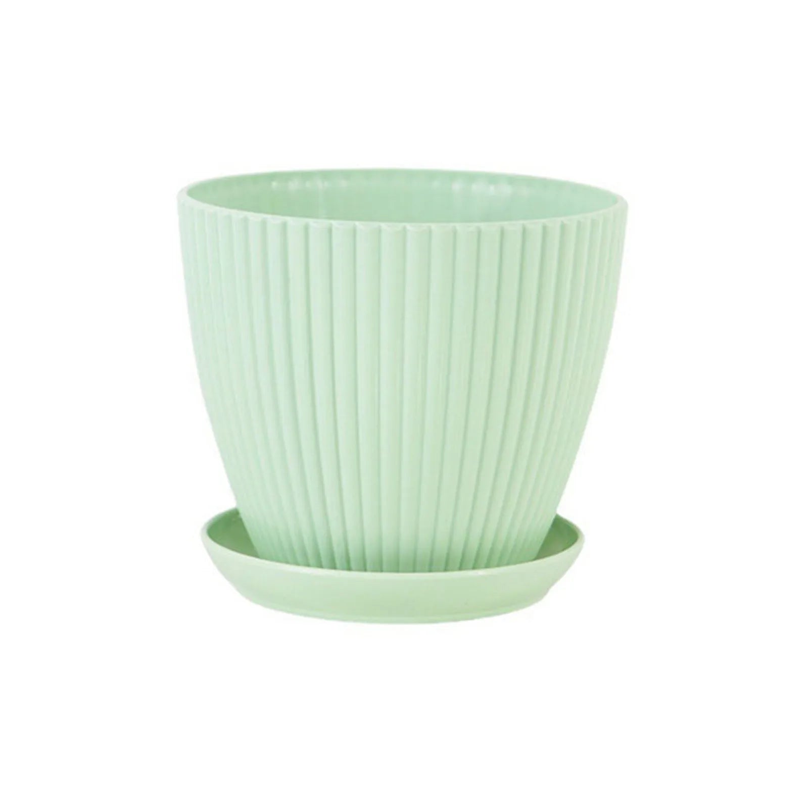 Round Flower Pots with Tray