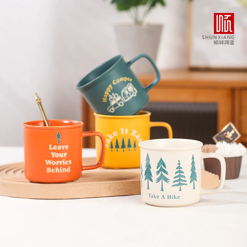 Camping Adventure Ceramic Mug